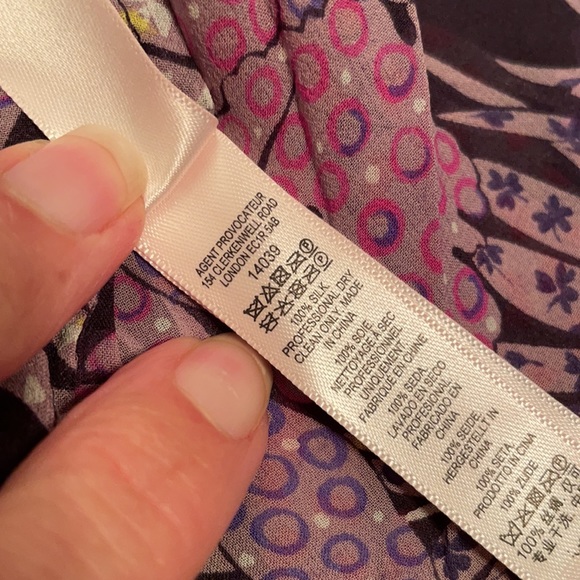 NWT Agent Provocateur Riva Kimono 100% silk Robe - Picture 6 of 7